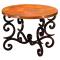 Round Fountain End Table