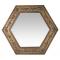 Hexagonal Mirror - Oxidized Finish