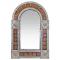 Small Arched Tile Mirror - Natural Finish