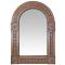 Large Arched Tile Mirror - Oxidized Finish