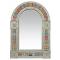 Medium Arched Tile Mirror - Natural Finish