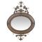 Oval Nest Mirror - Oxidized Finish