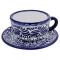 Large Coffee Cup w/ Saucer