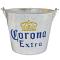 Corona Extra Embossed Metal Beer Bucket - Pack of 5