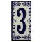 Tile House Number 3: Cobalt Blue and White
