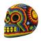 Huichol Beaded Skull: Sol Radiante