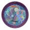 Small Blue & Pink Plate w/ Birds