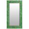 Large Glass Tile Mirror - Green Glass Tiles