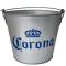 Corona Embossed Metal Beer Bucket - Pack of 10