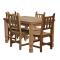 Small Julio Dining Table w/ Four New Mexico Chairs