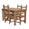 Small Julio Dining Table w/ Four Colonial Chairs