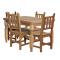 Small Lyon Dining Table w/ Four New Mexico Chairs