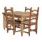 Small Lyon Dining Table w/ Four Colonial Chairs