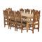Large Lyon Dining Table w/ Eight Santana Chairs