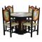 Day of the Dead Dining Set #2 - Woven Seats