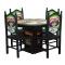 Day of the Dead Dining Set #1 - Wooden Seats