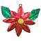 Poinsettia Ornament -Pack of 3