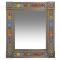 Large Tile Mirror - Oxidized Finish