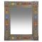 Large Tile Mirror - Oxidized Finish