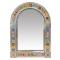 Large Arched Tile Mirror - Natural Finish