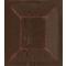 Country Armoire - Dark Brown/Red Under