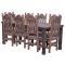 Large Ranch Dining Table w/ Eight Cassidy Chairs