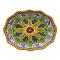 Waved Oval Talavera Platter