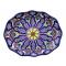 Waved Oval Talavera Platter