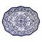 Waved Oval Talavera Platter