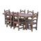 Small Cody Dining Table w/ Six Ladderback Chairs