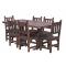 Small Cody Dining Table w/ Six Santa Fe Chairs
