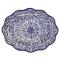 Waved Oval Talavera Platter