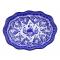 Waved Oval Talavera Platter