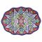 Waved Oval Talavera Platter
