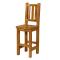 Short Barnwood Pub Stool: Honey Pine