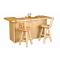 Northwoods Log Bar - Clear Finish
