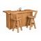 Northwoods Log Bar - Honey Finish