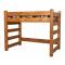 Twin Barnwood Loft Bed: Honey Pine